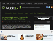 Tablet Screenshot of igreenspot.com